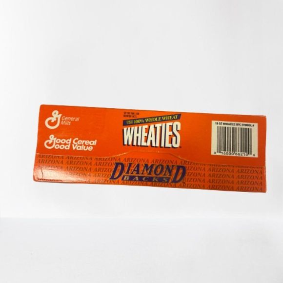 🆕1998 Wheaties Diamond Backs Inaugural Season Cereal Box - Picture 6 of 6